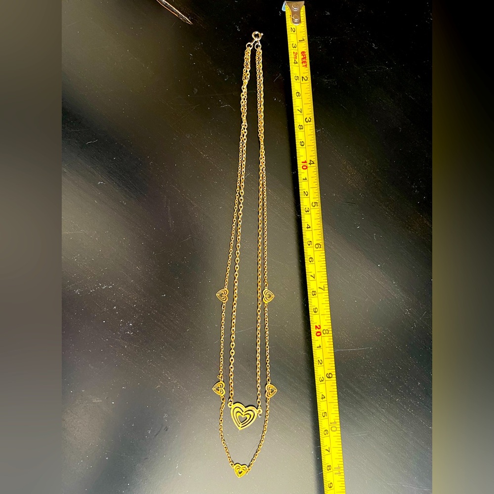 Gold Hearts Necklace